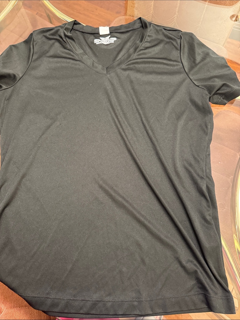 Sport-Tek Black V-Neck Short Sleeve Performance Tee